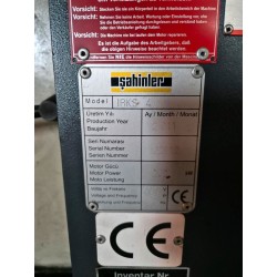 Sahinler IBKS 4 Sickenmaschine, Bördelmaschine neuwertig