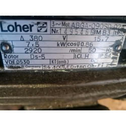 Hauptspindelmotor für eine Fräsmaschine MAHO MH800E