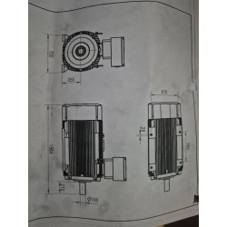 EMK Elektromotor 315 KW KOI2G355L3-6B3E3KU-Z1 / 990rpm