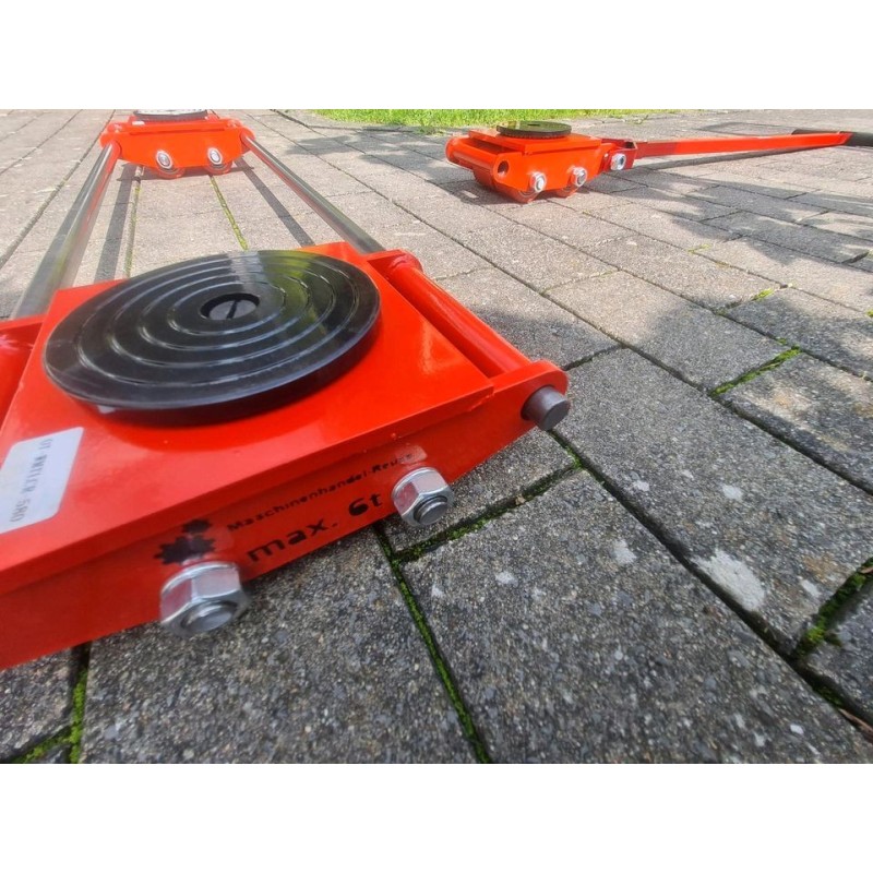 Transportfahrwerk, Panzerrollen, Schwerlastfahrwerk bis 12t