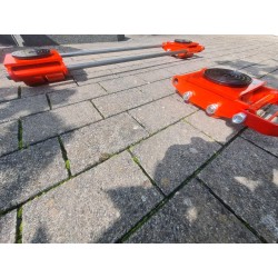 Transportfahrwerk, Panzerrollen, Schwerlastfahrwerk bis 12t