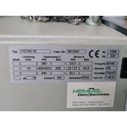 Trafo / Transformator 15KVA im Schaltschrank