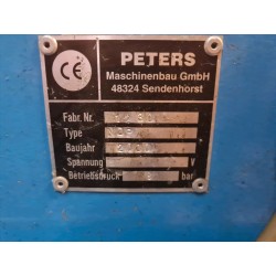 Niederdruck Schlauchpresse Peters Maschinenbau