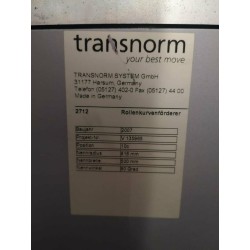 Kurvenförderer , Rollenbahn 90 Grad Transnorm Nennbreite 50