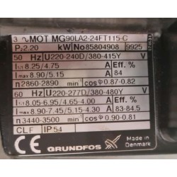 Grundfos Kühlmittelpumpen / Pumpe 14,5 Bar / 1,7 Bar